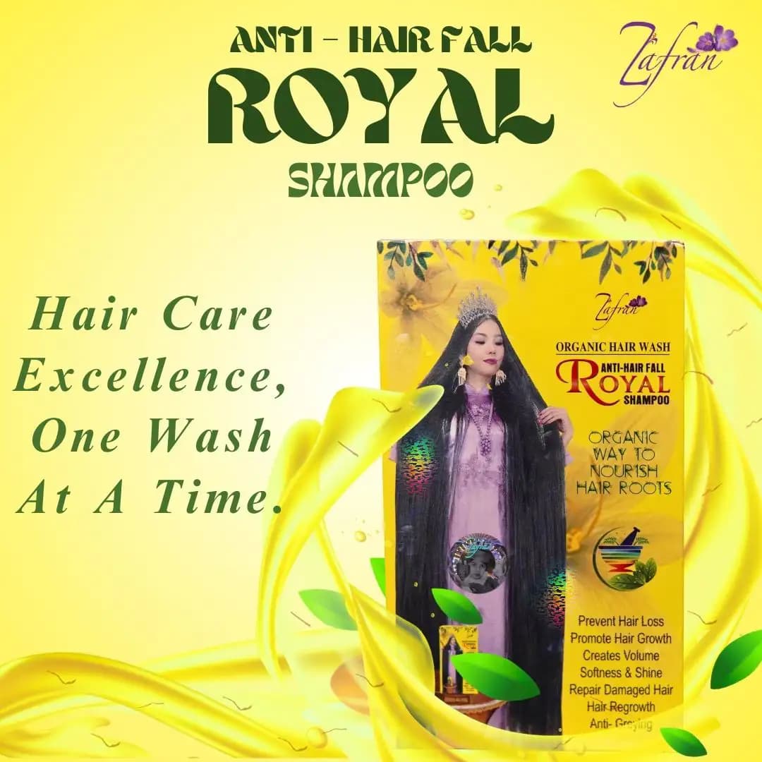 Zafran Anti Hair Fall Royal Shampoo